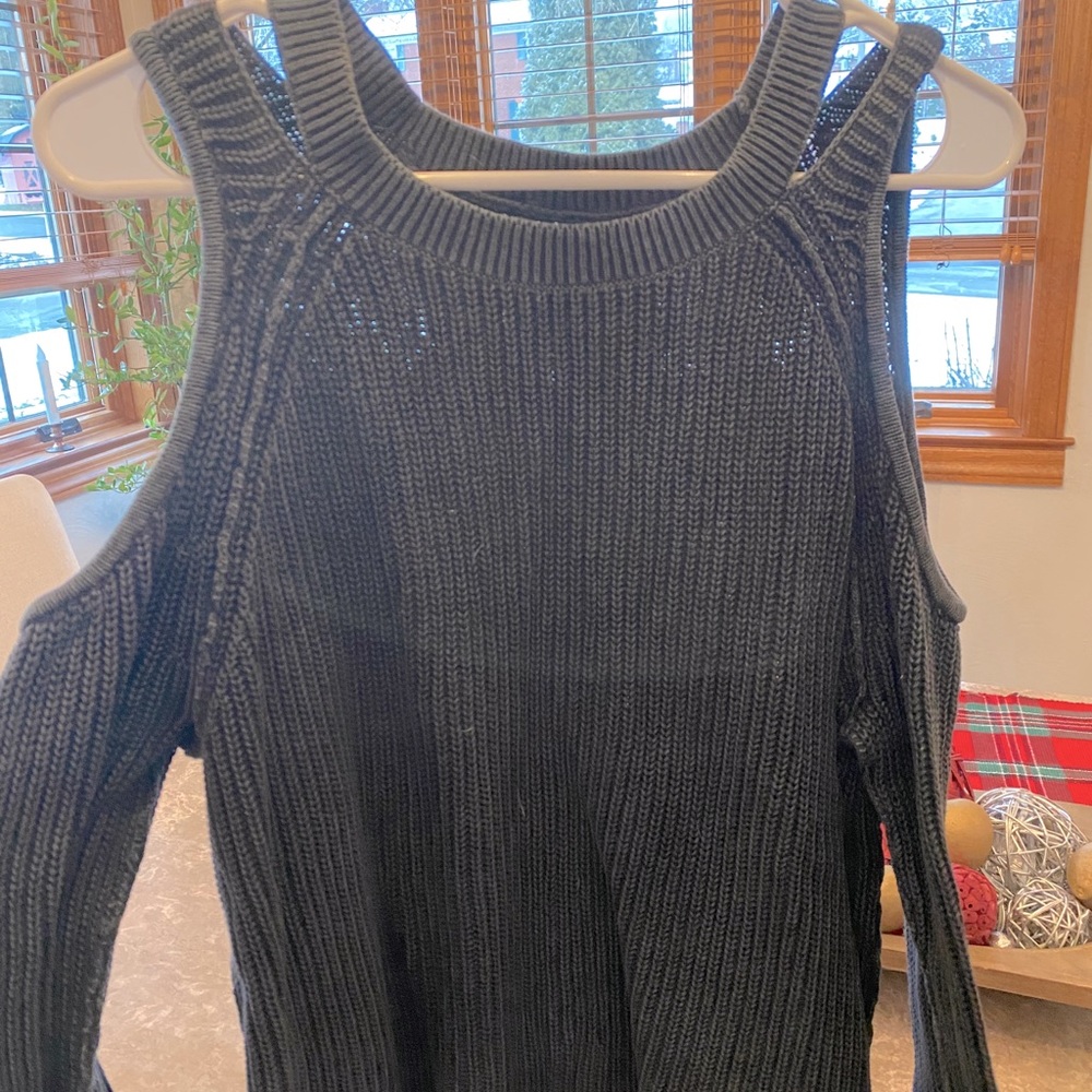 Hollister Cold Shoulder Sweater